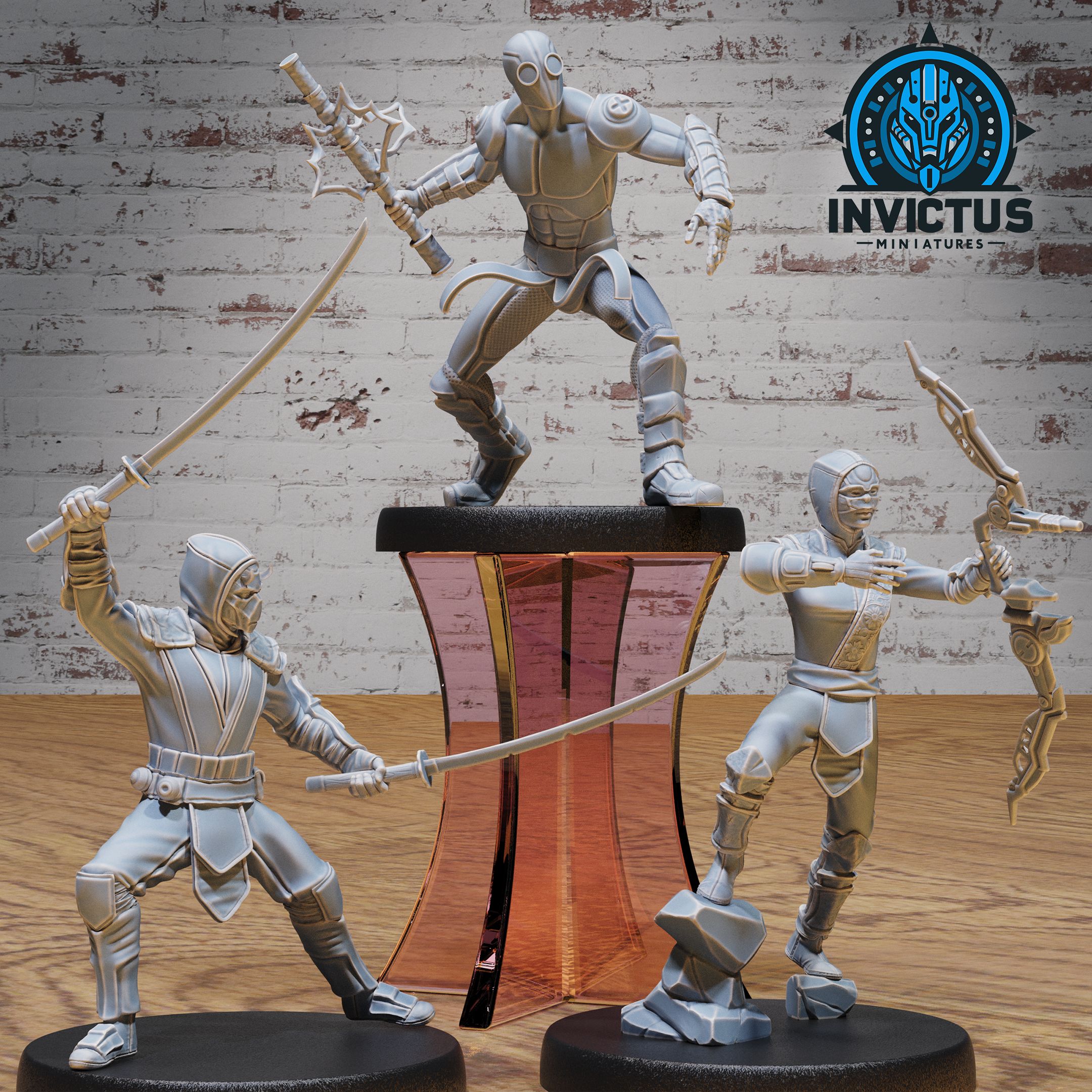 Ninja Clan Set B / Galactic Covert Agent / Martial Art Warrior / Japanese Space Tribe / Cosmic Wars Army / Star Battle Male Samurai / Cyberpunk Shinobi Master / Evil Fighter / Sci-Fi Encounter